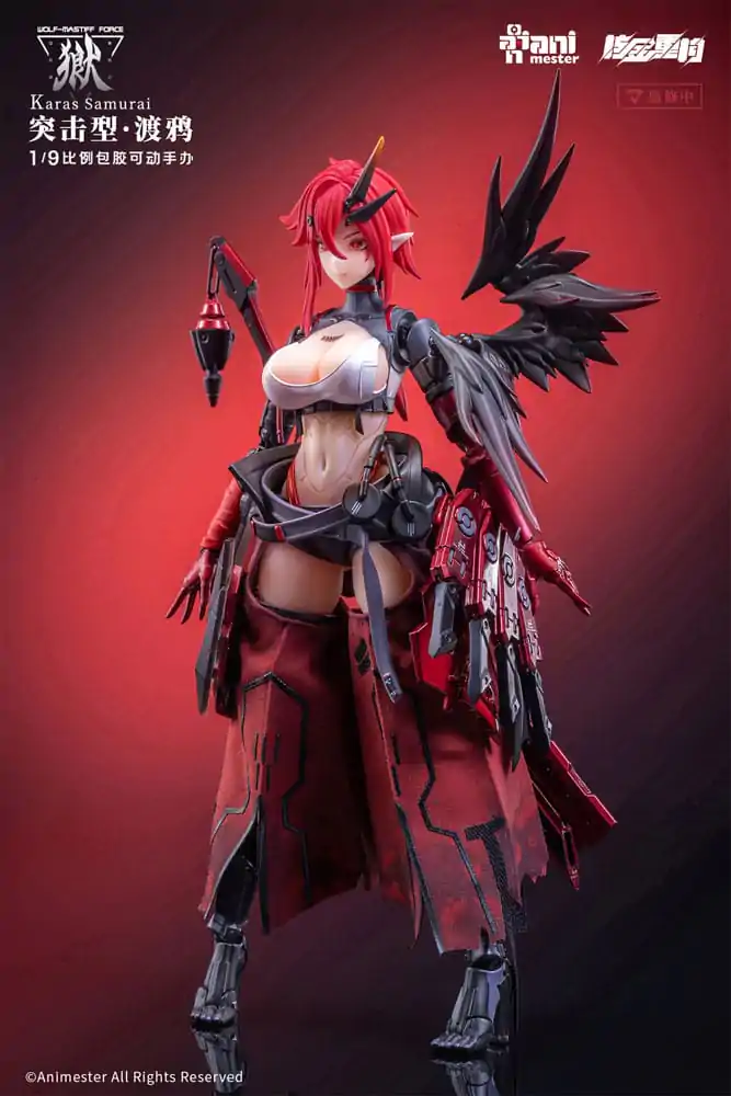 Original Character bešavna akcijska figura 1/9 Wolf-Mastiff Force Karas Samurai 20 cm fotografija proizvoda