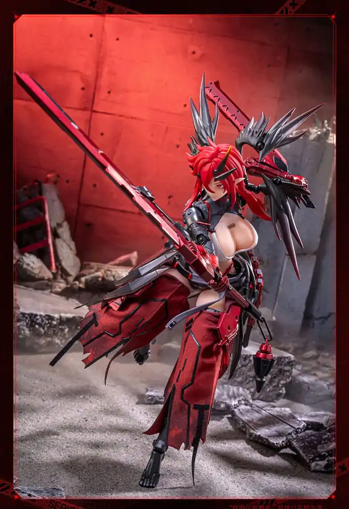 Original Character bešavna akcijska figura 1/9 Wolf-Mastiff Force Karas Samurai 20 cm fotografija proizvoda