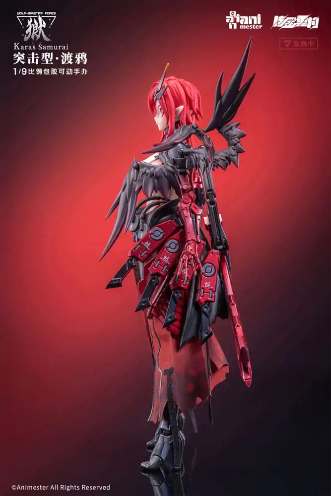 Original Character bešavna akcijska figura 1/9 Wolf-Mastiff Force Karas Samurai 20 cm fotografija proizvoda