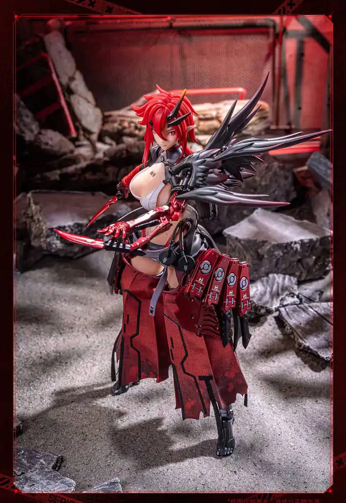 Original Character bešavna akcijska figura 1/9 Wolf-Mastiff Force Karas Samurai 20 cm fotografija proizvoda