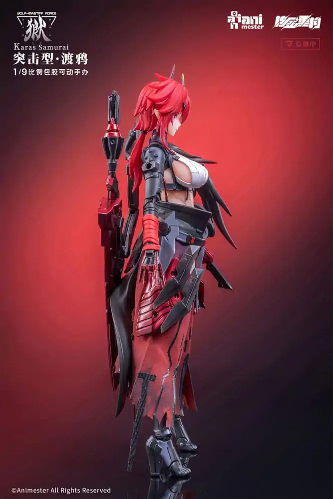 Original Character bešavna akcijska figura 1/9 Wolf-Mastiff Force Karas Samurai 20 cm fotografija proizvoda