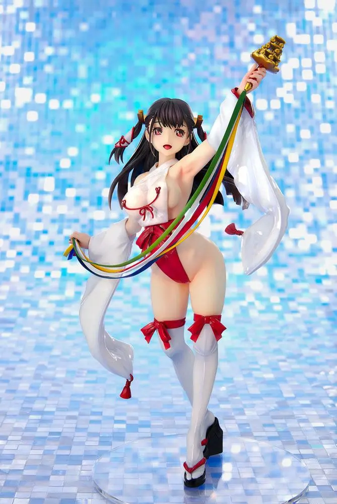 Original Character PVC Kip Tight na Oshigoto #2 - Shrine Maiden Akane Kagura 25 cm fotografija proizvoda