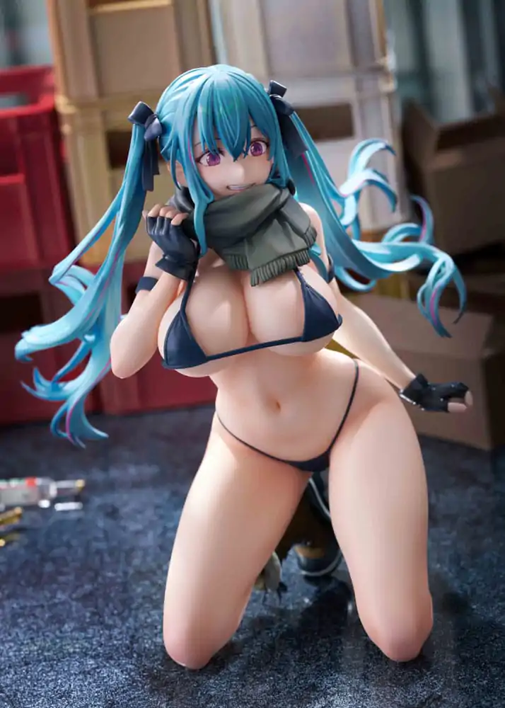 Originalna Ilustracija PVC Kip 1/7 Warehouse Aoko Ilustracija by FreeStyle AmiAmi Limited Edition 16 cm fotografija proizvoda