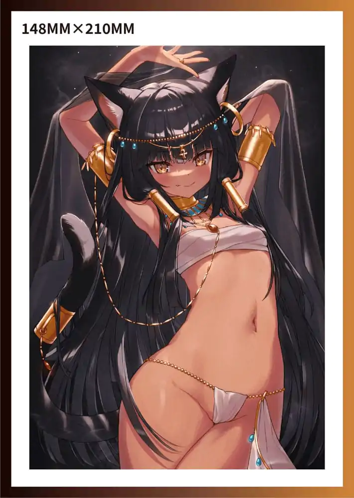 Originalna ilustracija kip 1/4 Bastet boginja, ilustrirao Nigi Komiya 40 cm fotografija proizvoda