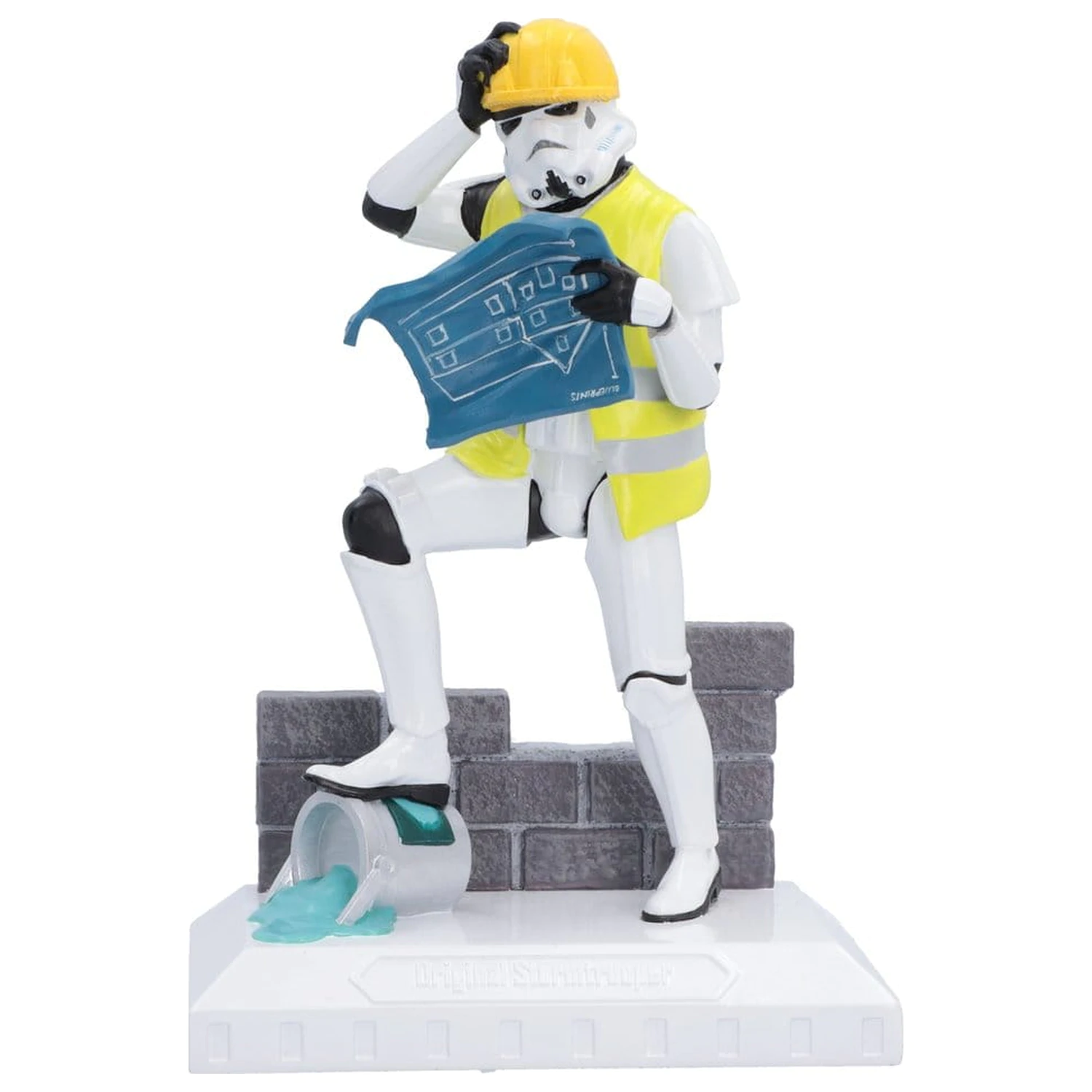 Original Stormtrooper figura Hit a Brick Wall 18 cm fotografija proizvoda