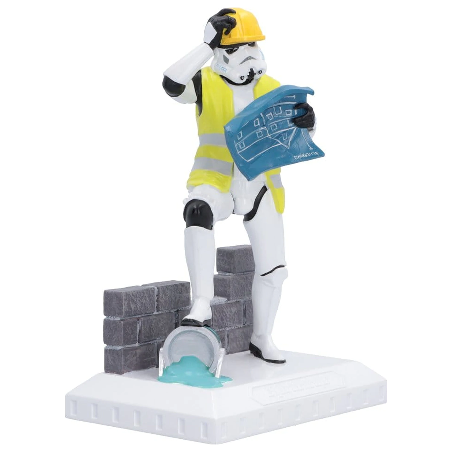 Original Stormtrooper figura Hit a Brick Wall 18 cm fotografija proizvoda
