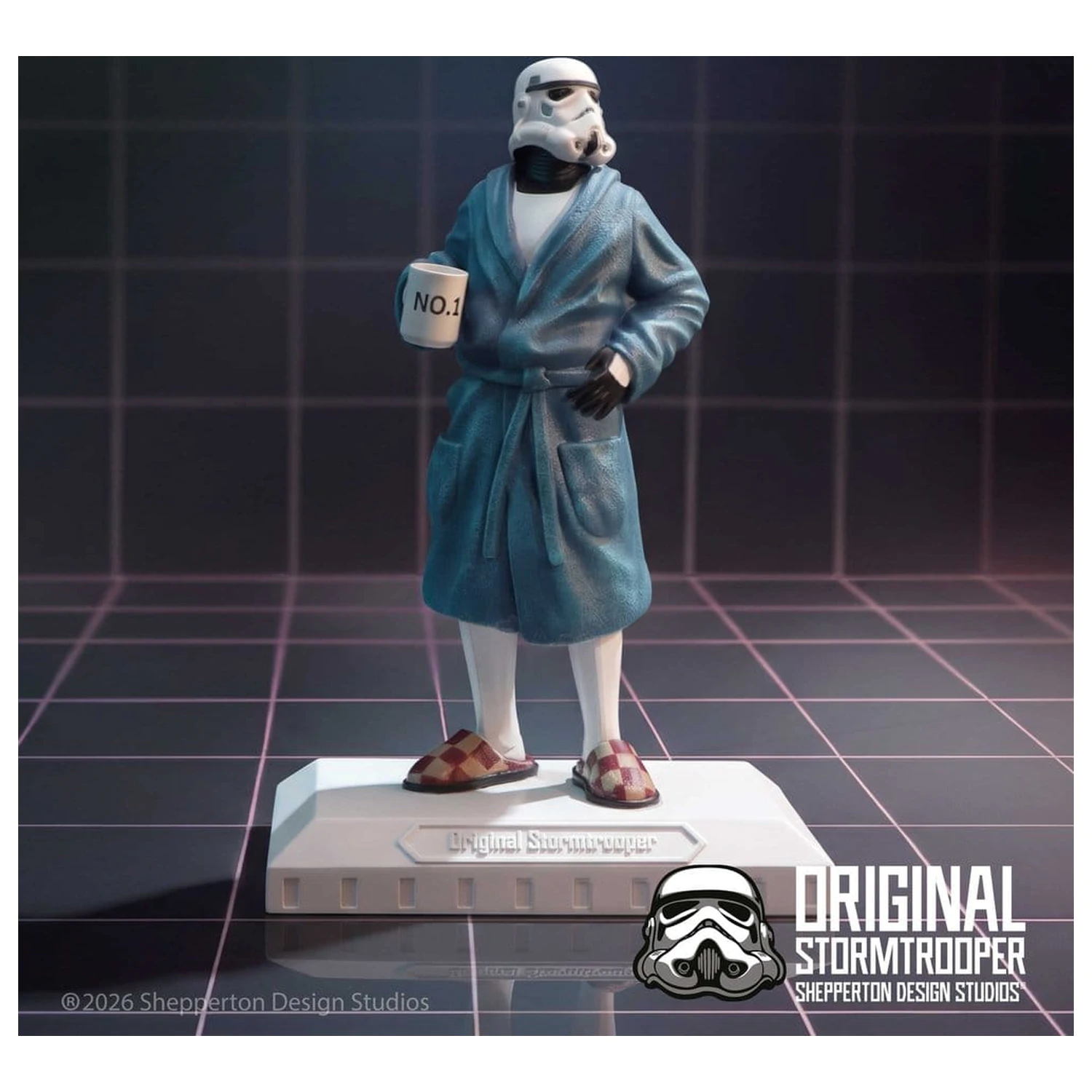 Original Stormtrooper figura Off Duty 18 cm fotografija proizvoda