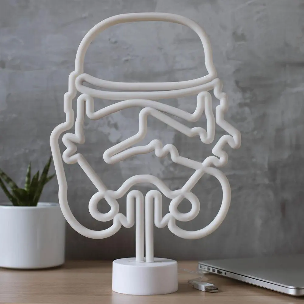 Original Stormtrooper Neon cijev LED svjetiljka 37 cm fotografija proizvoda