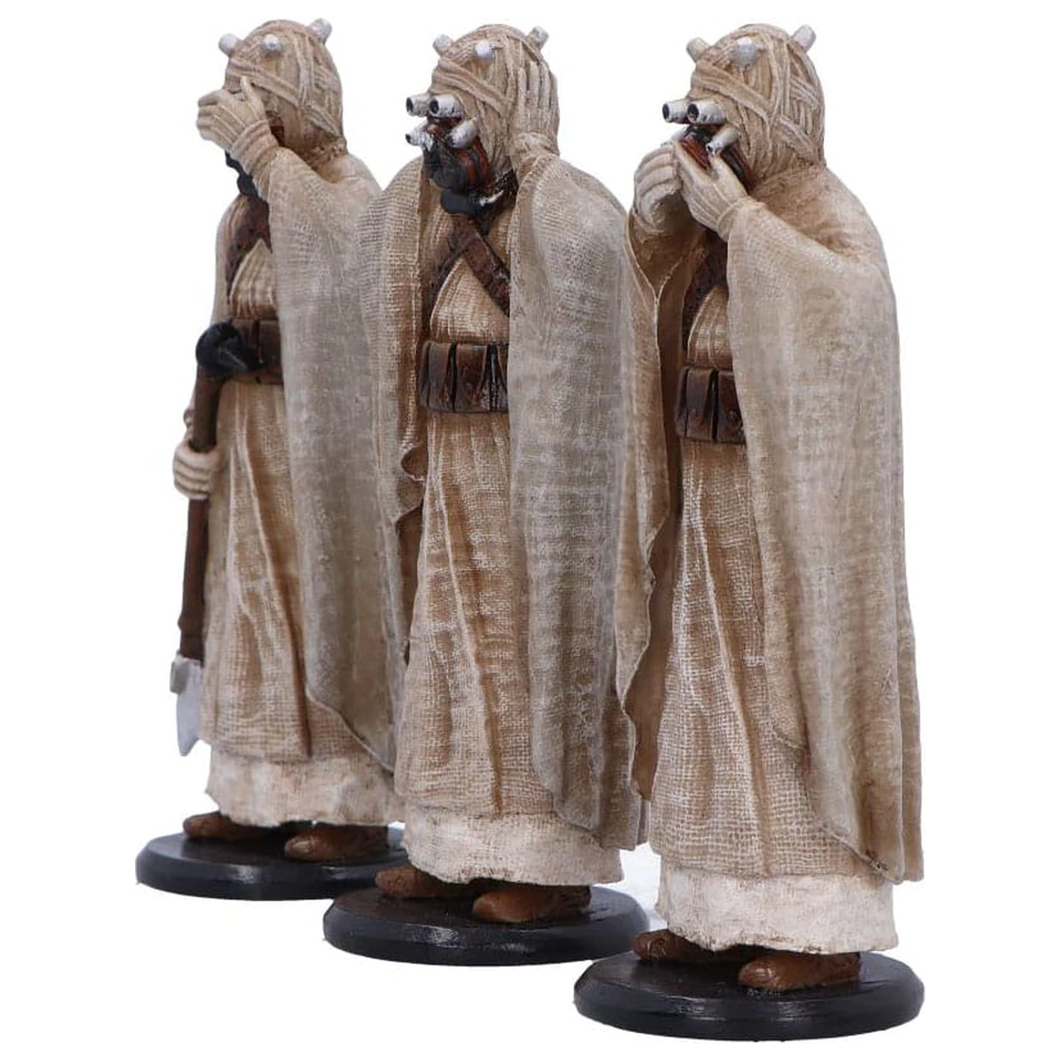 Original Stormtrooper Statua Three Wise Tusken Raiders 14 cm fotografija proizvoda