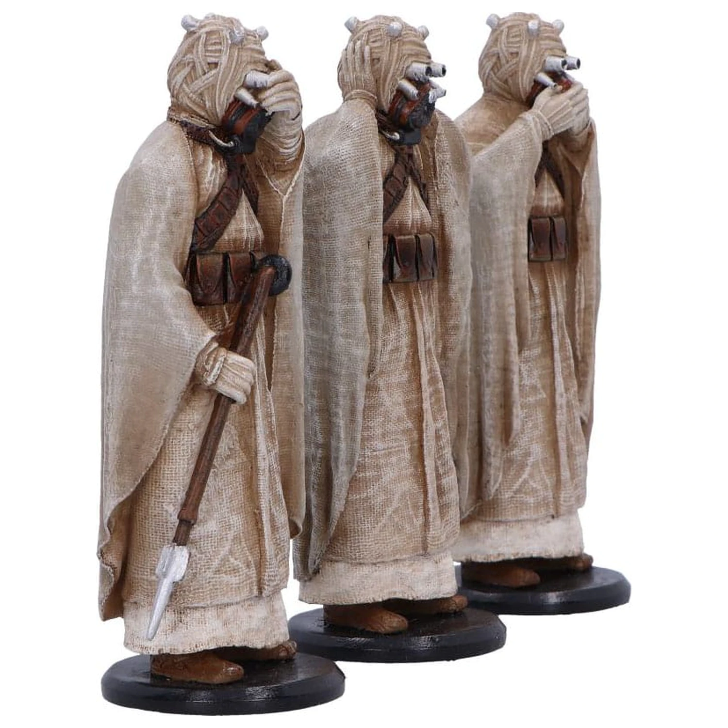 Original Stormtrooper Statua Three Wise Tusken Raiders 14 cm fotografija proizvoda