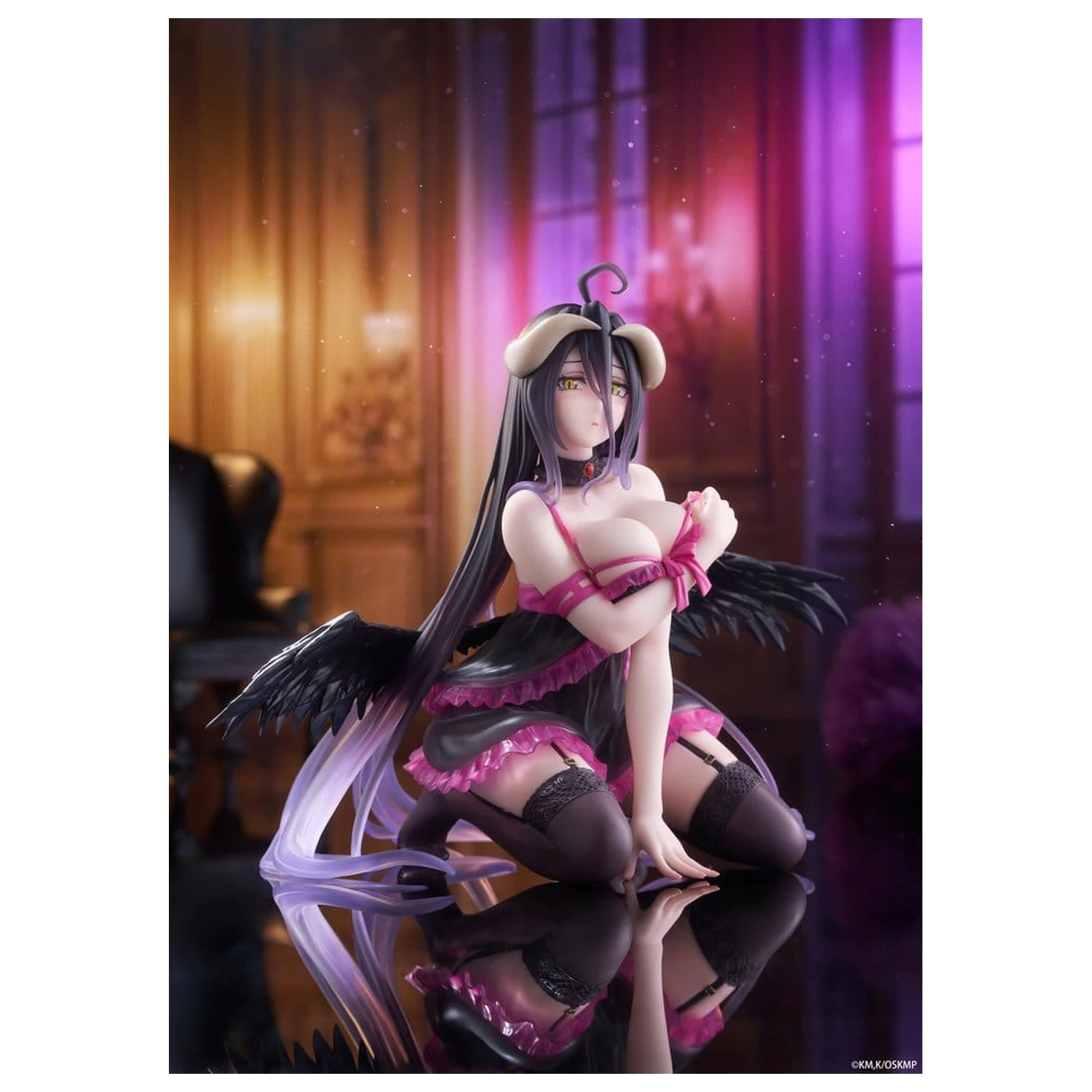Overlord Stolna Slatka PVC Figura Albedo (Negligee ver.) 13 cm fotografija proizvoda