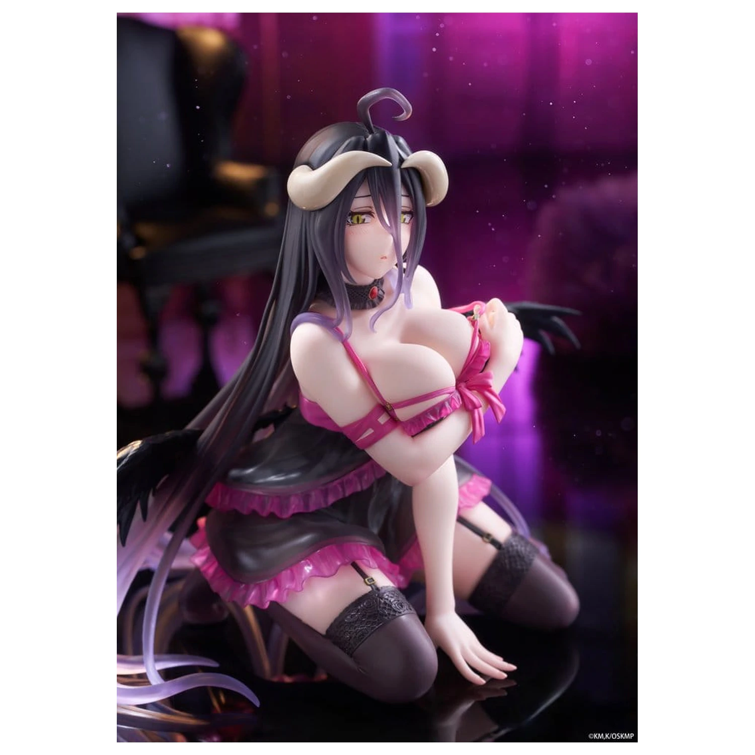 Overlord Stolna Slatka PVC Figura Albedo (Negligee ver.) 13 cm fotografija proizvoda