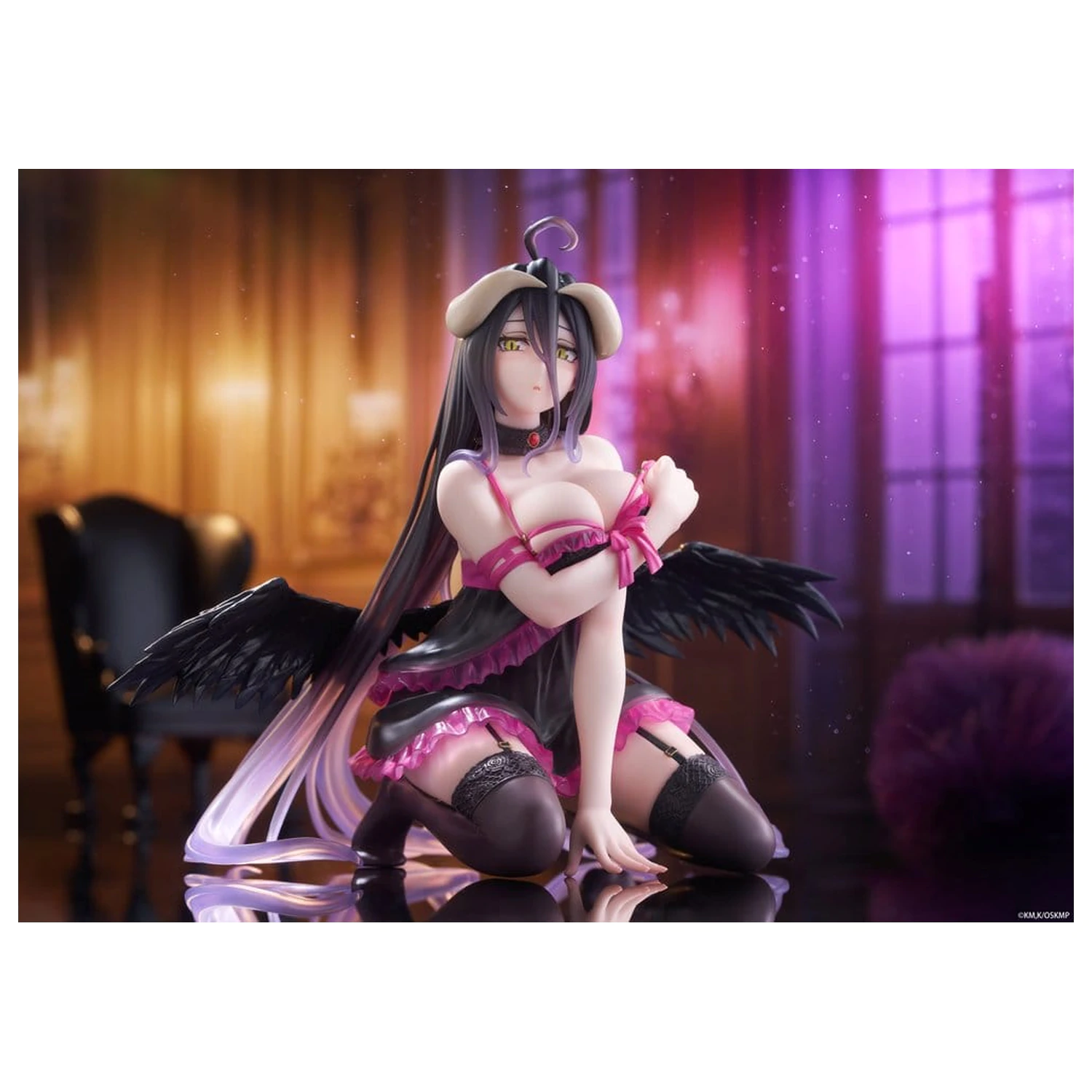 Overlord Stolna Slatka PVC Figura Albedo (Negligee ver.) 13 cm fotografija proizvoda