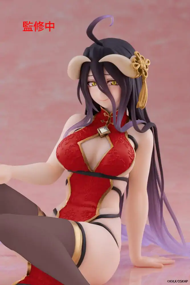 Overlord PVC kip Stolni slatka figura Albedo kineska haljina Ver. Renewal 13 cm fotografija proizvoda