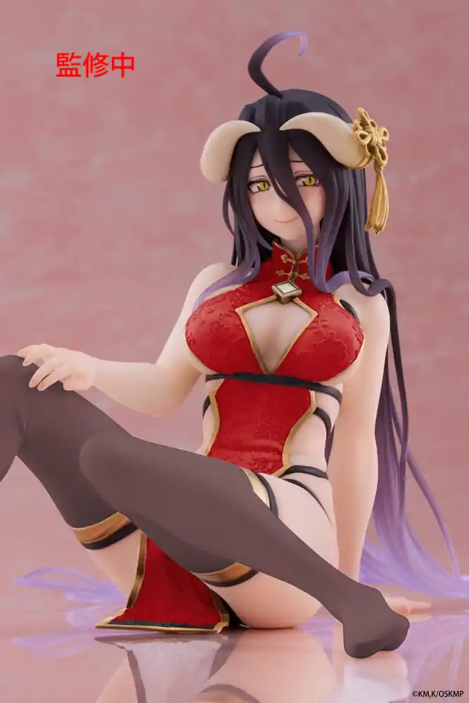 Overlord PVC kip Stolni slatka figura Albedo kineska haljina Ver. Renewal 13 cm fotografija proizvoda