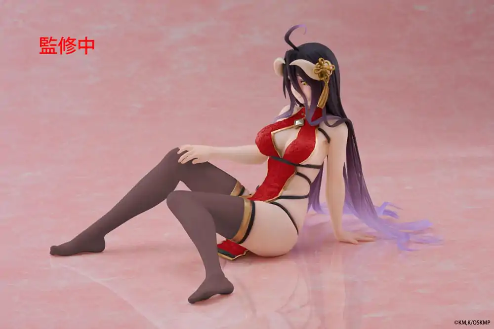Overlord PVC kip Stolni slatka figura Albedo kineska haljina Ver. Renewal 13 cm fotografija proizvoda