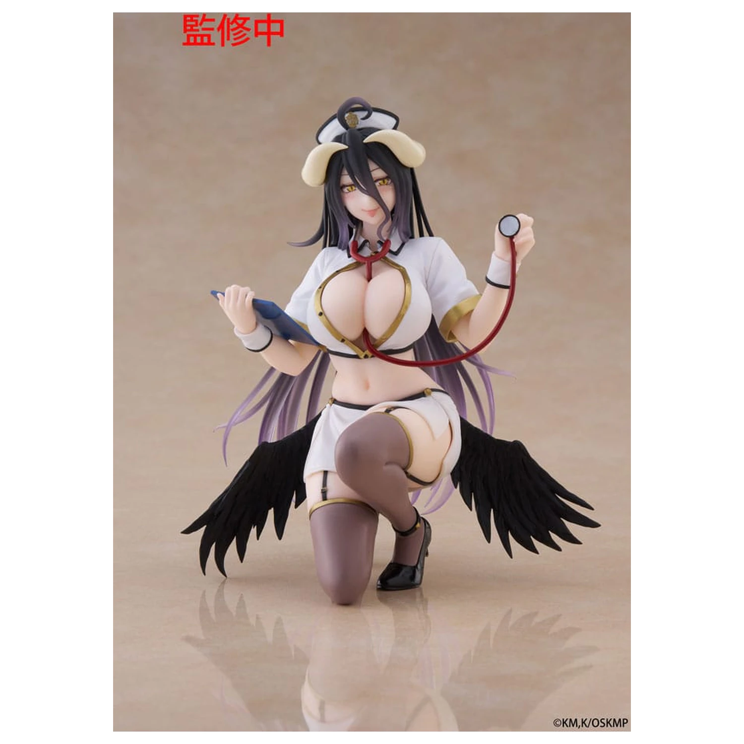 Overlord PVC kipić stolna slatka figura Albedo Nurse Ver. Renewal 13 cm fotografija proizvoda