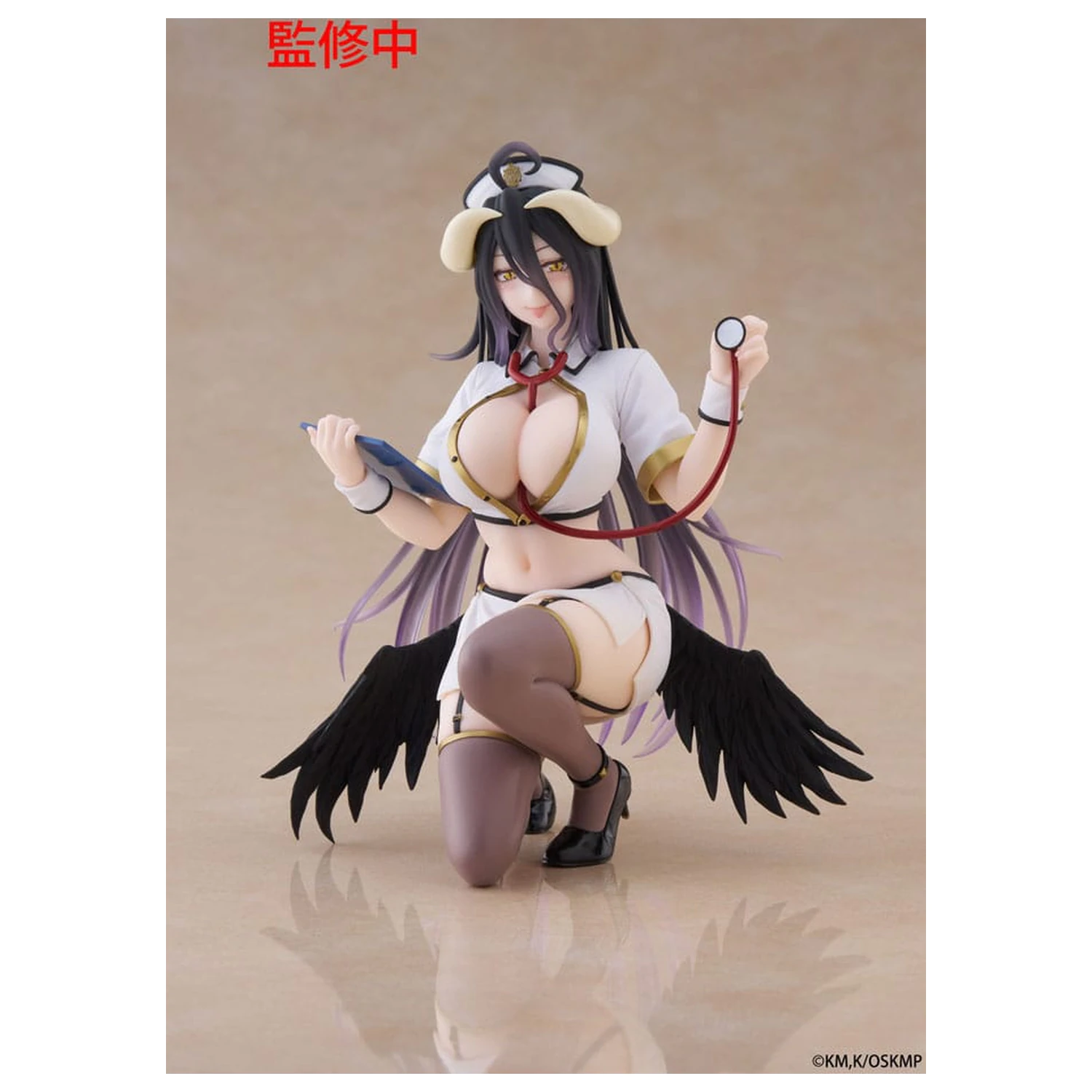 Overlord PVC kipić stolna slatka figura Albedo Nurse Ver. Renewal 13 cm fotografija proizvoda