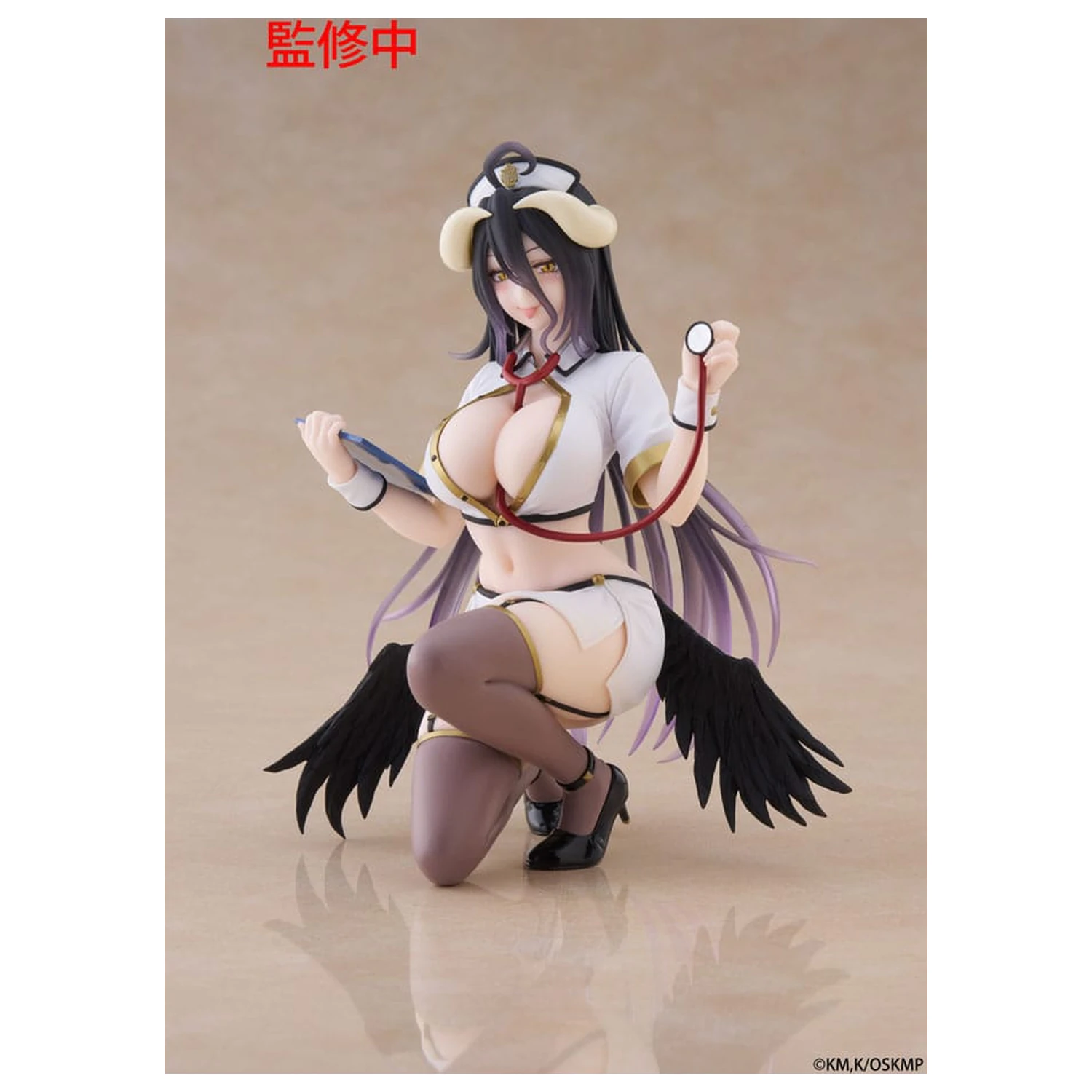 Overlord PVC kipić stolna slatka figura Albedo Nurse Ver. Renewal 13 cm fotografija proizvoda