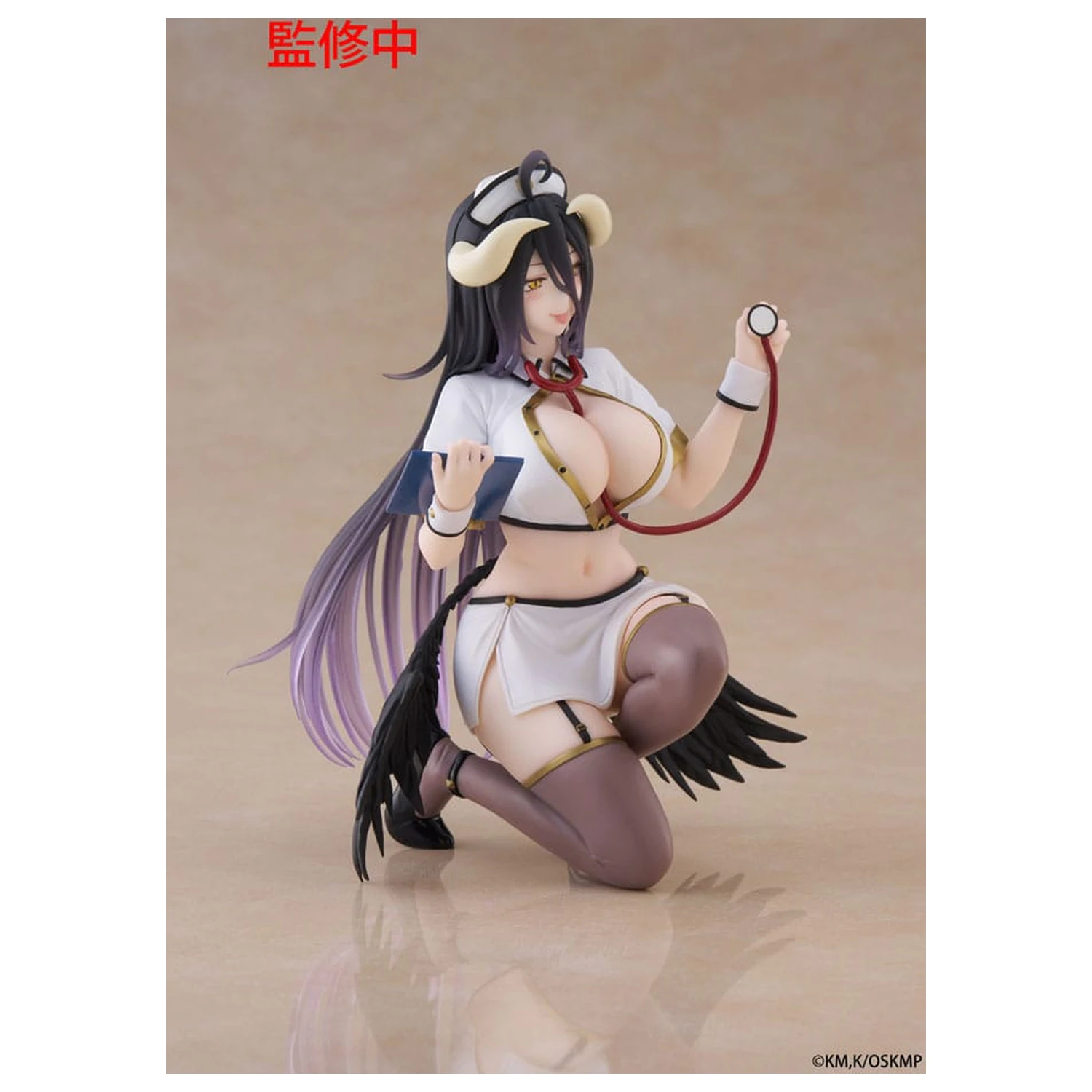 Overlord PVC kipić stolna slatka figura Albedo Nurse Ver. Renewal 13 cm fotografija proizvoda