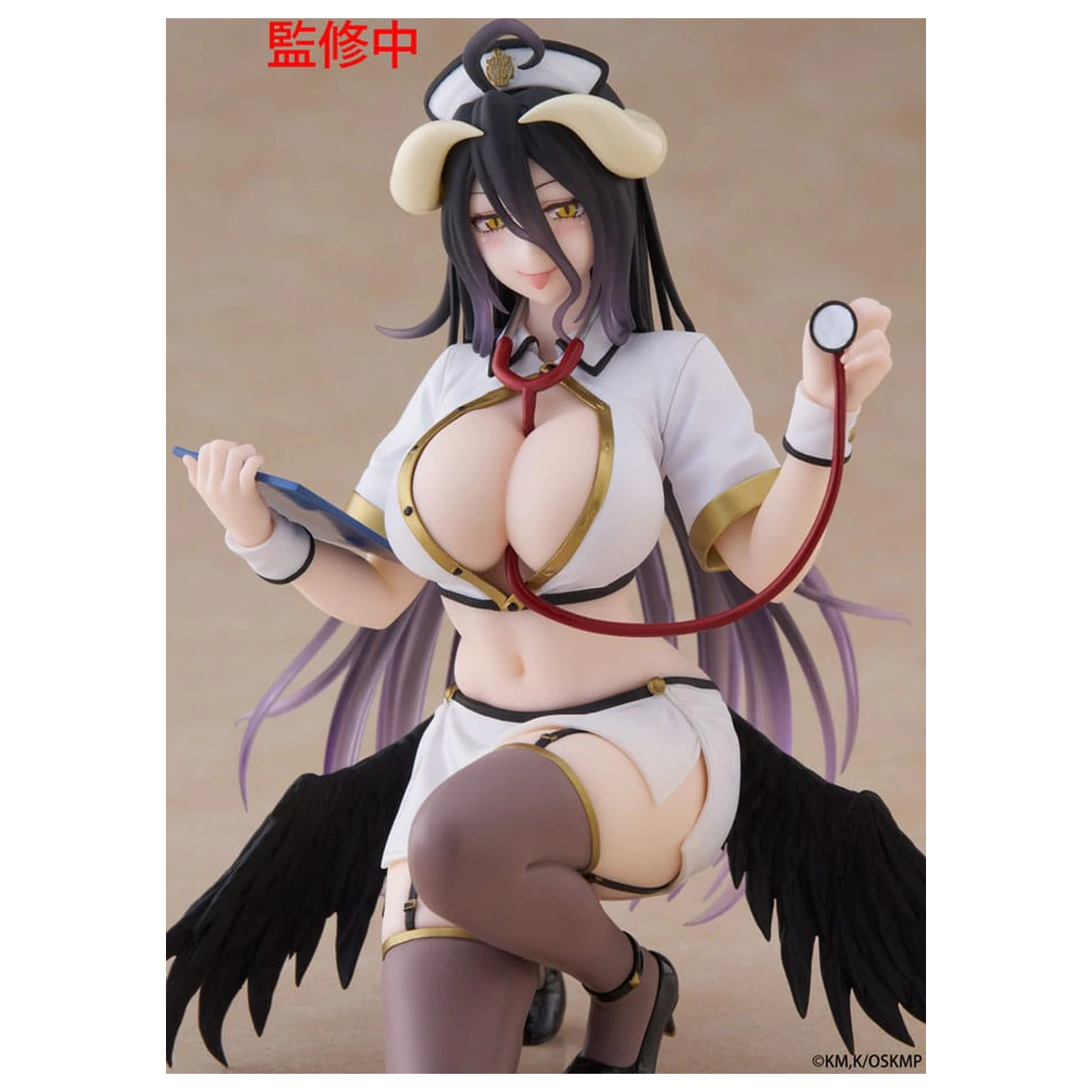 Overlord PVC kipić stolna slatka figura Albedo Nurse Ver. Renewal 13 cm fotografija proizvoda