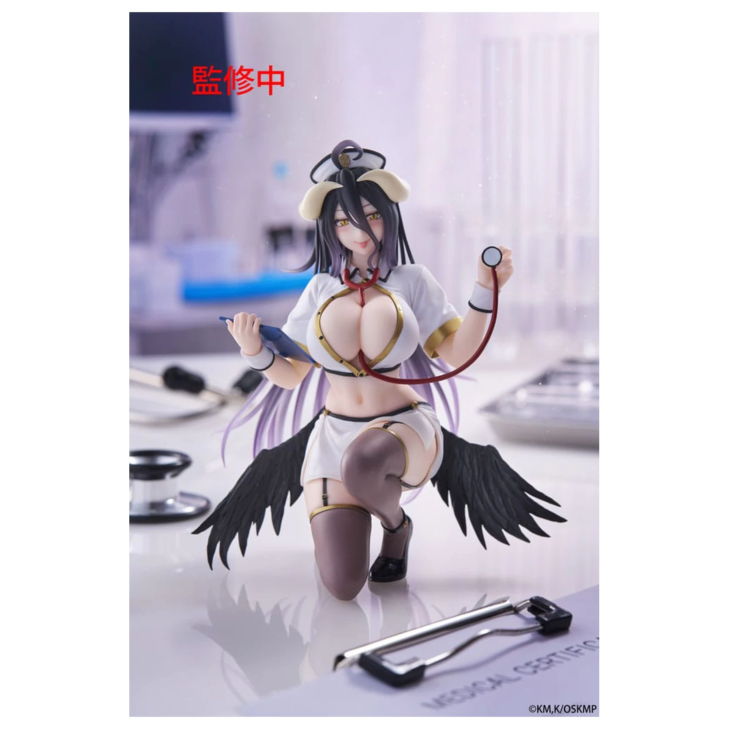 Overlord PVC kipić stolna slatka figura Albedo Nurse Ver. Renewal 13 cm fotografija proizvoda