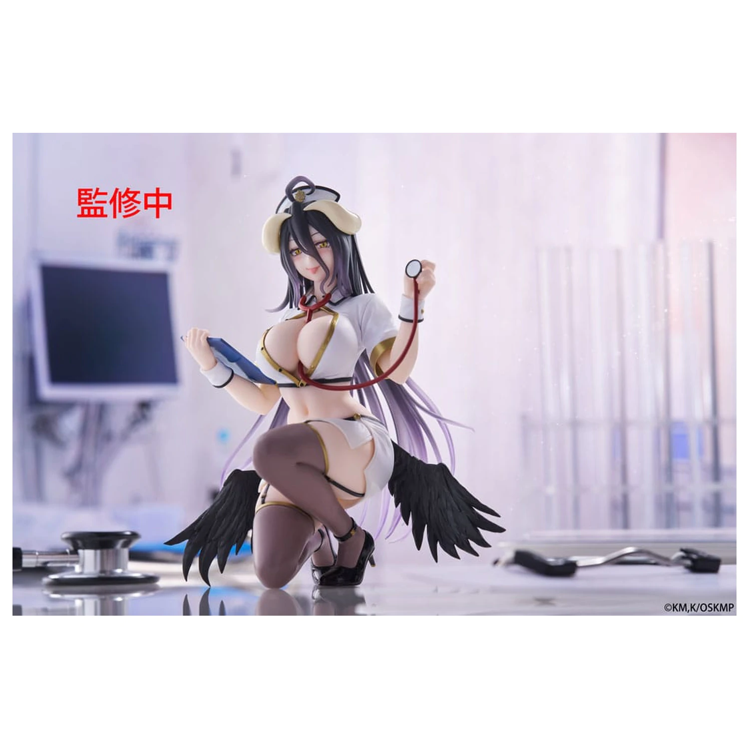 Overlord PVC kipić stolna slatka figura Albedo Nurse Ver. Renewal 13 cm fotografija proizvoda