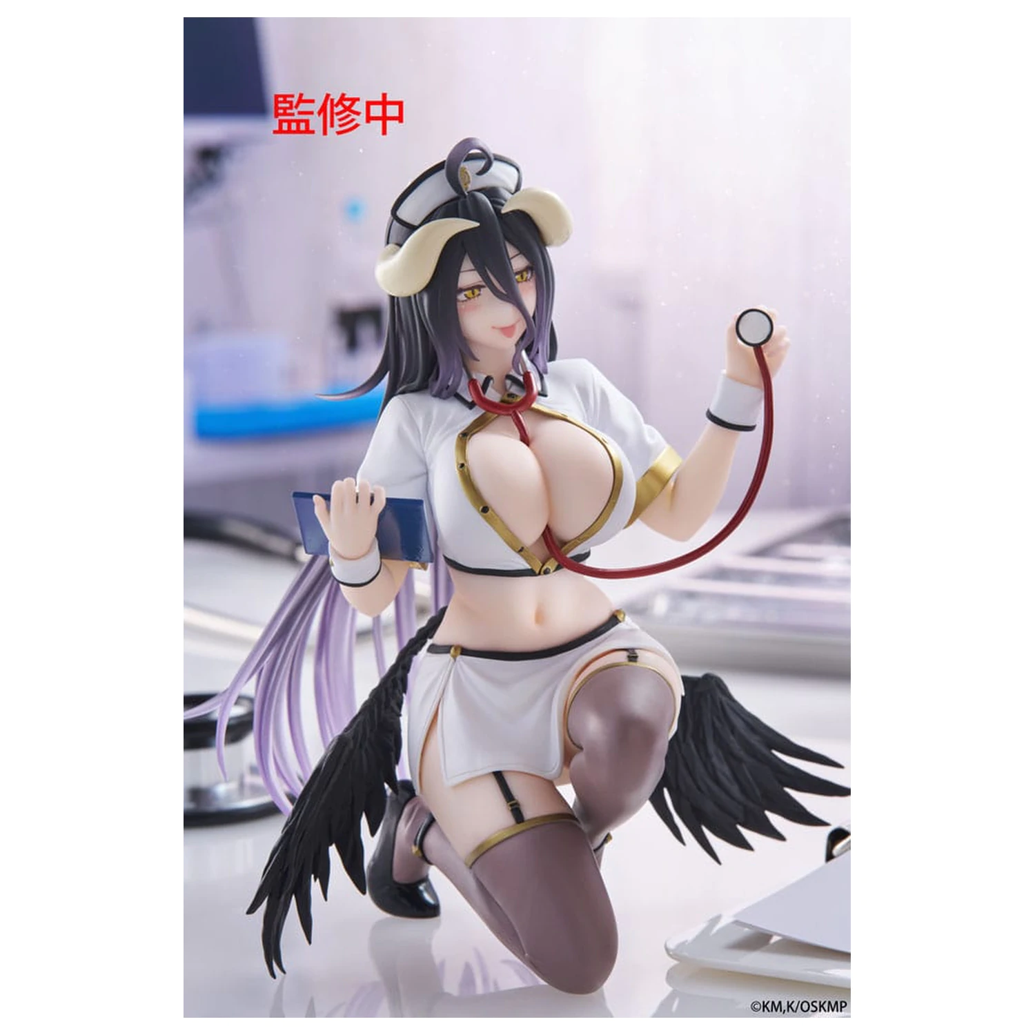 Overlord PVC kipić stolna slatka figura Albedo Nurse Ver. Renewal 13 cm fotografija proizvoda