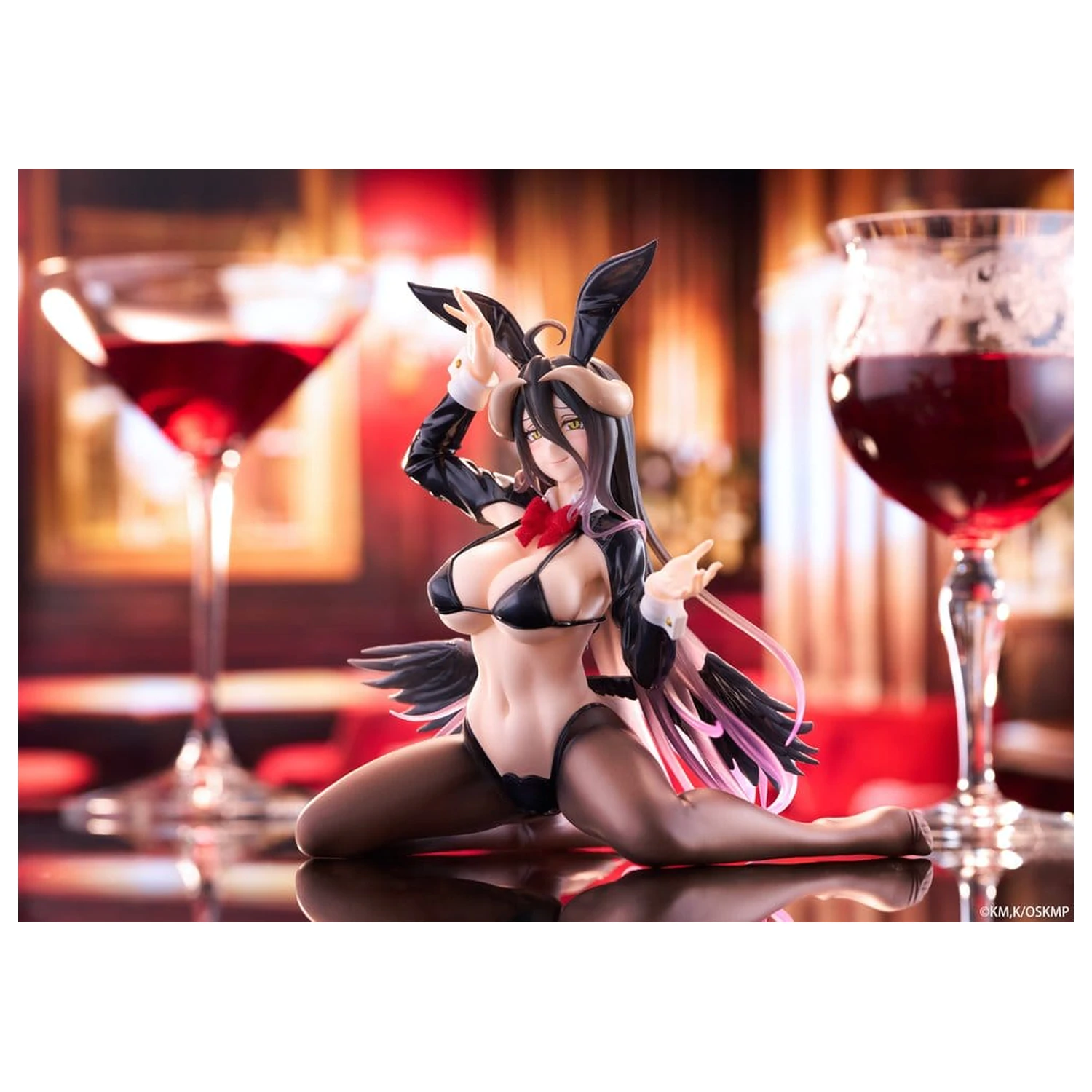 Overlord Moflock PVC figura Albedo (Reverse Bunny Suit Ver.) 13 cm fotografija proizvoda