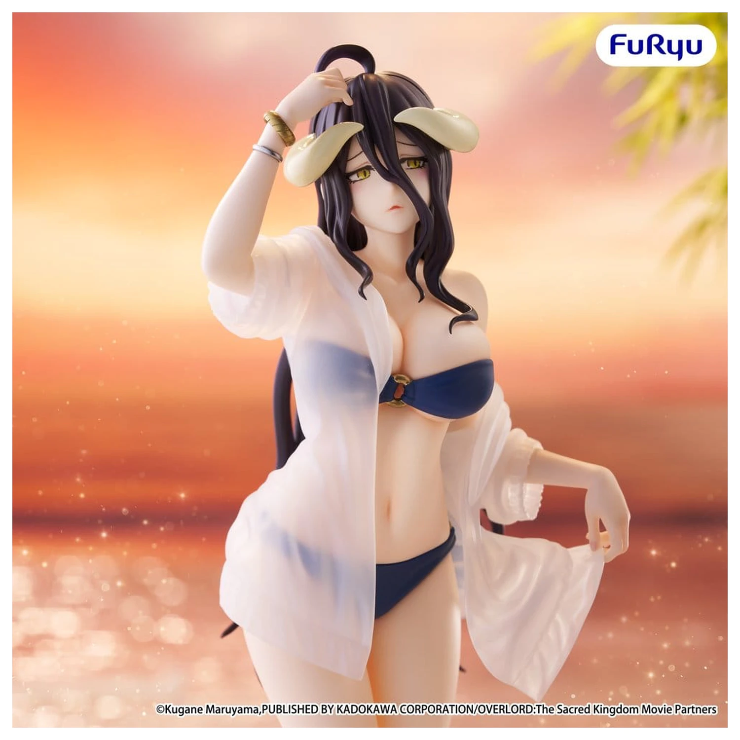 Overlord Muchute PVC figura Albedo aqua Ver. 20.5 cm fotografija proizvoda