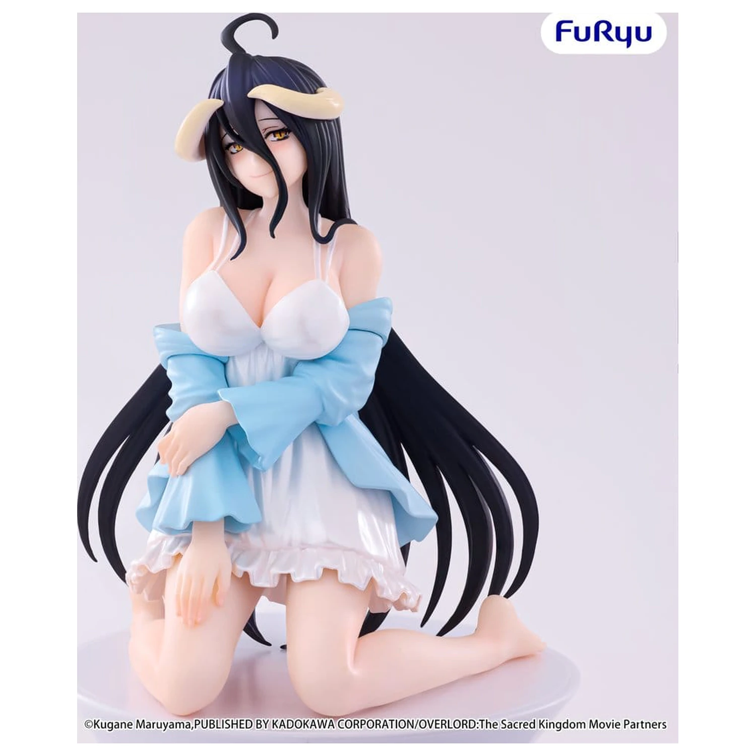 Overlord Noodle Stopper PVC Figura Albedo Loungewear Pearl White Ver. 12 cm fotografija proizvoda