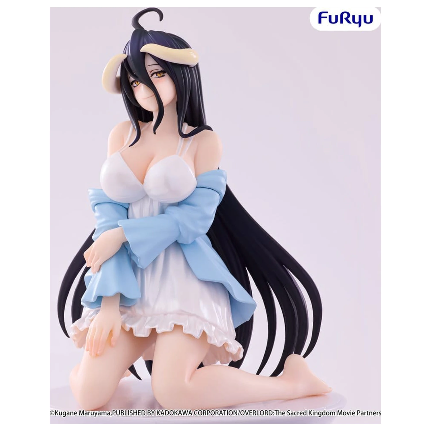 Overlord Noodle Stopper PVC Figura Albedo Loungewear Pearl White Ver. 12 cm fotografija proizvoda