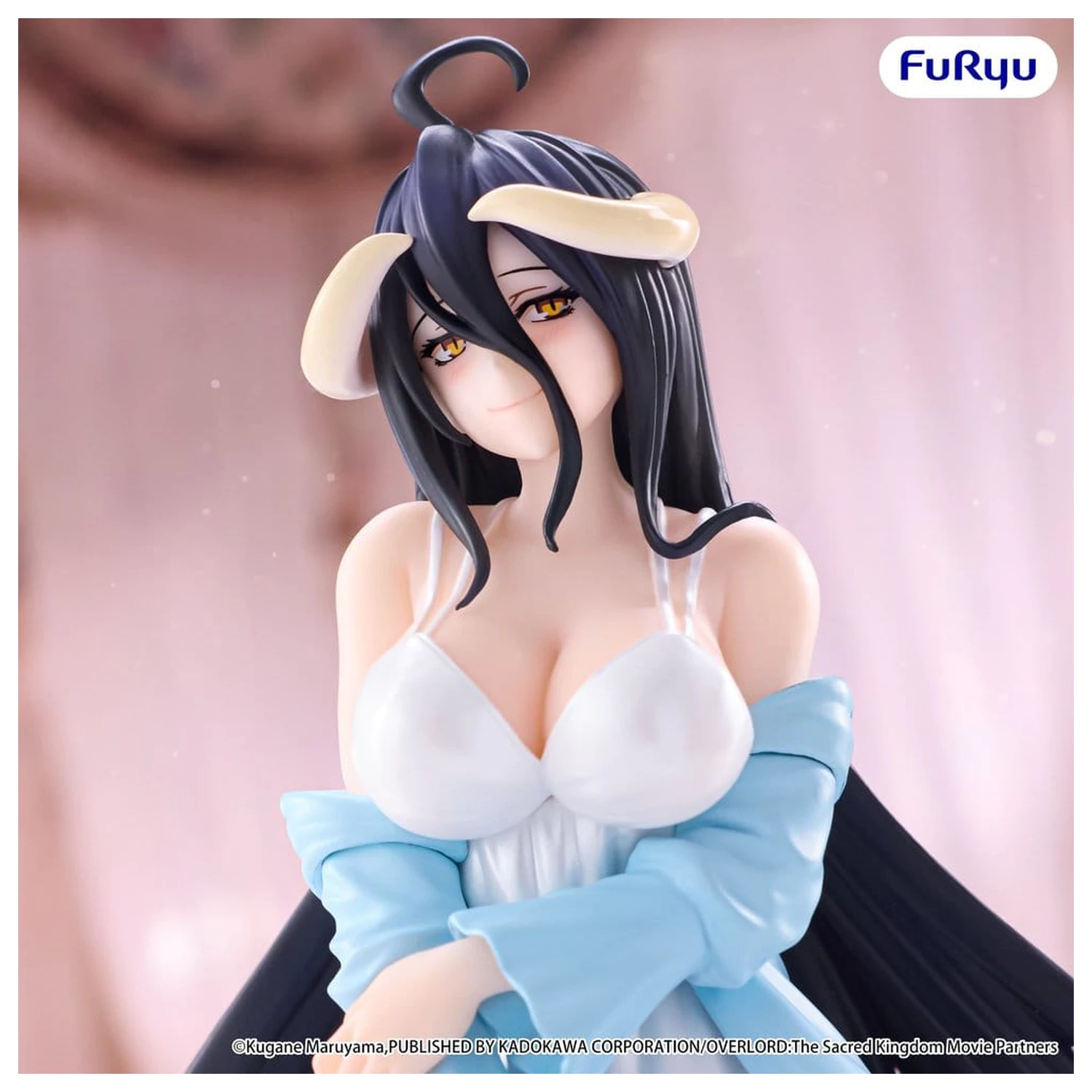 Overlord Noodle Stopper PVC Figura Albedo Loungewear Pearl White Ver. 12 cm fotografija proizvoda