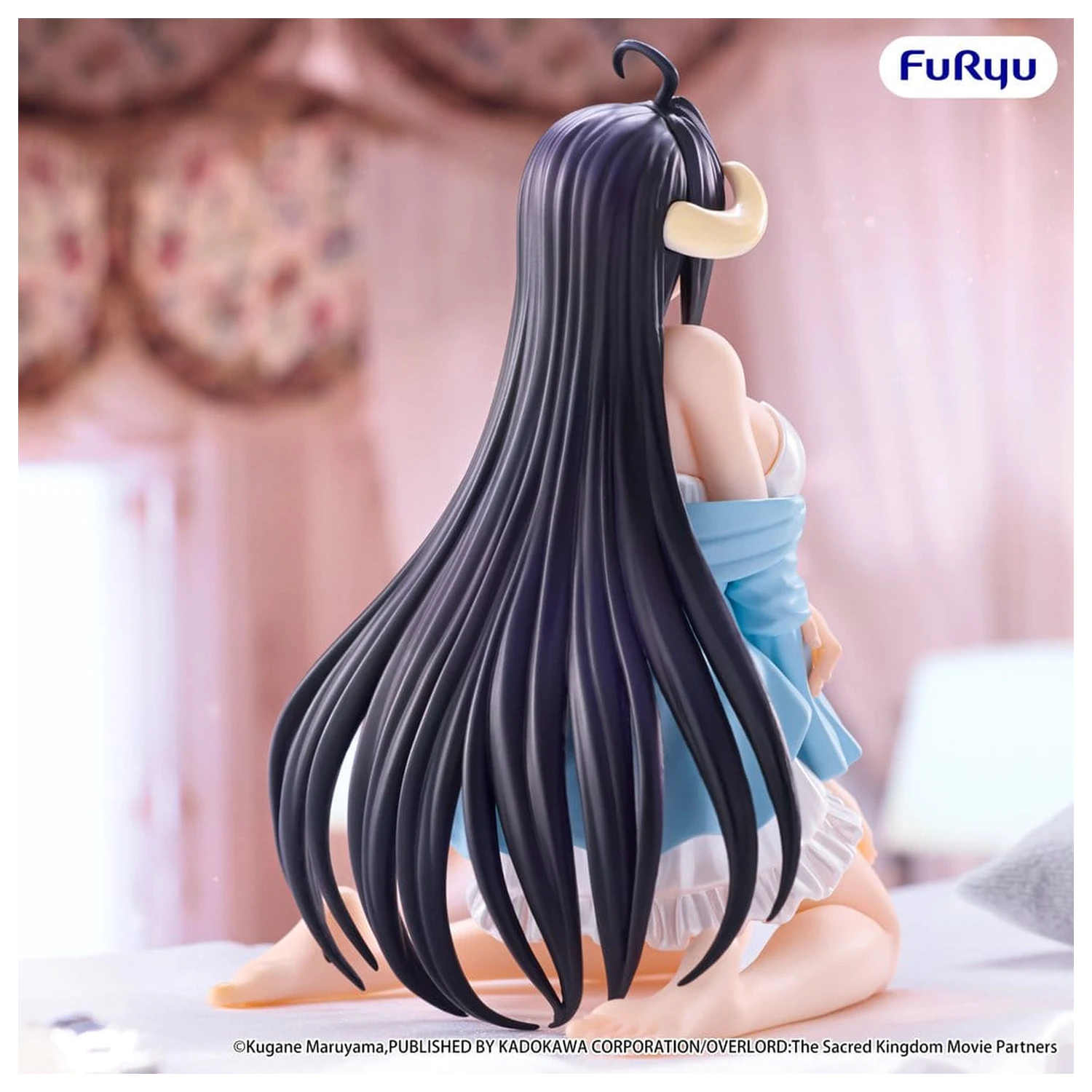 Overlord Noodle Stopper PVC Figura Albedo Loungewear Pearl White Ver. 12 cm fotografija proizvoda