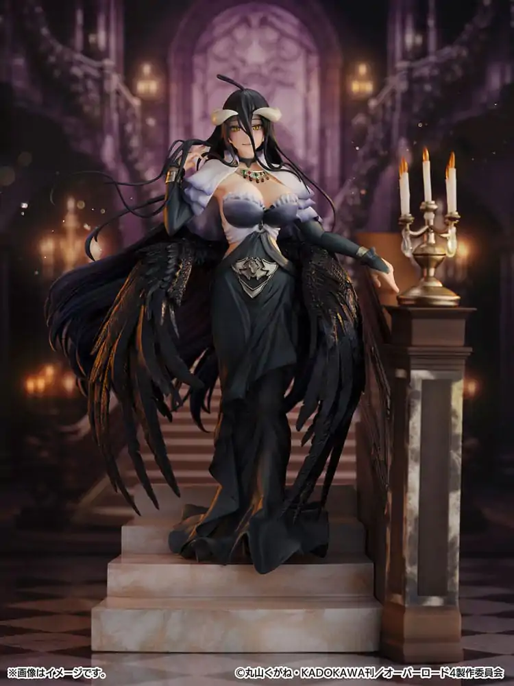 Overlord SHIBUYA SCRAMBLE FIGURA PVC Kip 1/7 Albedo Jet Black Dress Ver. 28 cm fotografija proizvoda