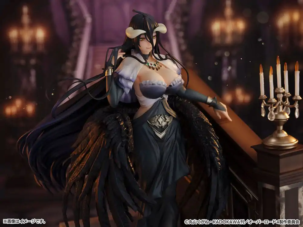 Overlord SHIBUYA SCRAMBLE FIGURA PVC Kip 1/7 Albedo Jet Black Dress Ver. 28 cm fotografija proizvoda