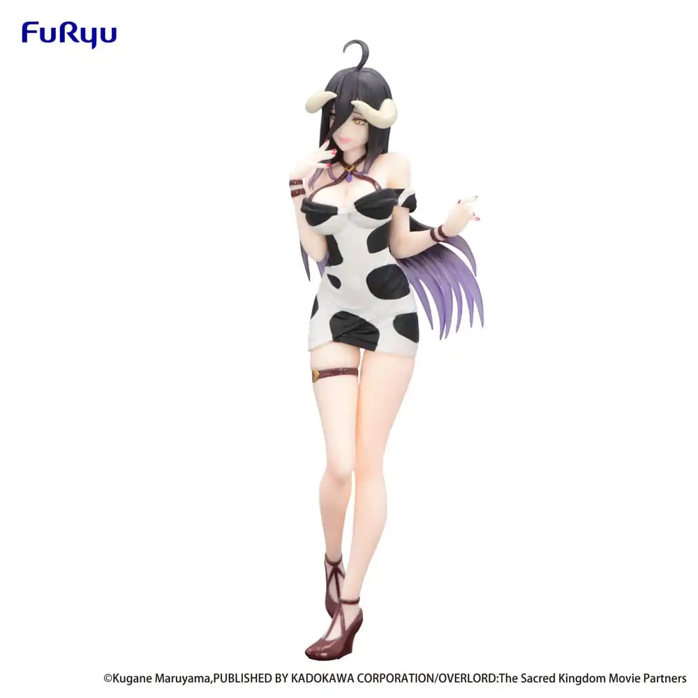 Overlord Trio-Try-iT PVC Statua Albedo Mini Haljina Cow Pattern Ver. 21 cm fotografija proizvoda