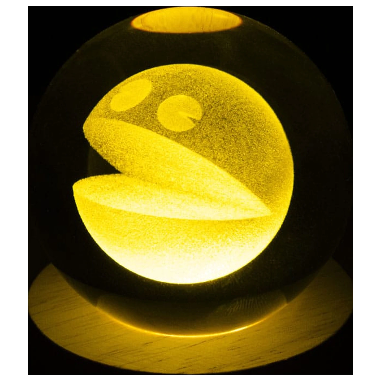 Pac-Man Lampa Kristalna Kugla 8 cm fotografija proizvoda