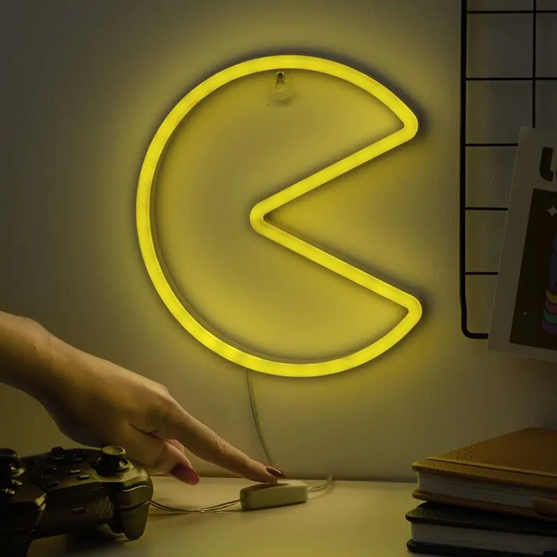 Pac-Man LED zidna svjetiljka fotografija proizvoda