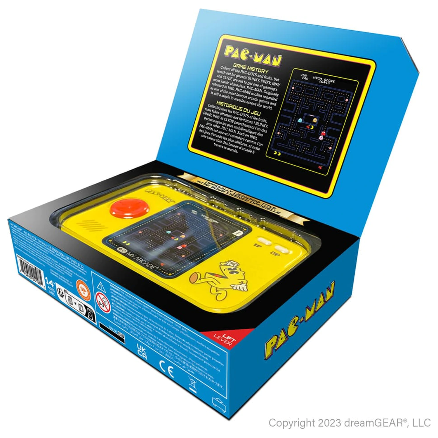 Pac-Man Prijenosni sustav za igranje Pocket Player Pro fotografija proizvoda