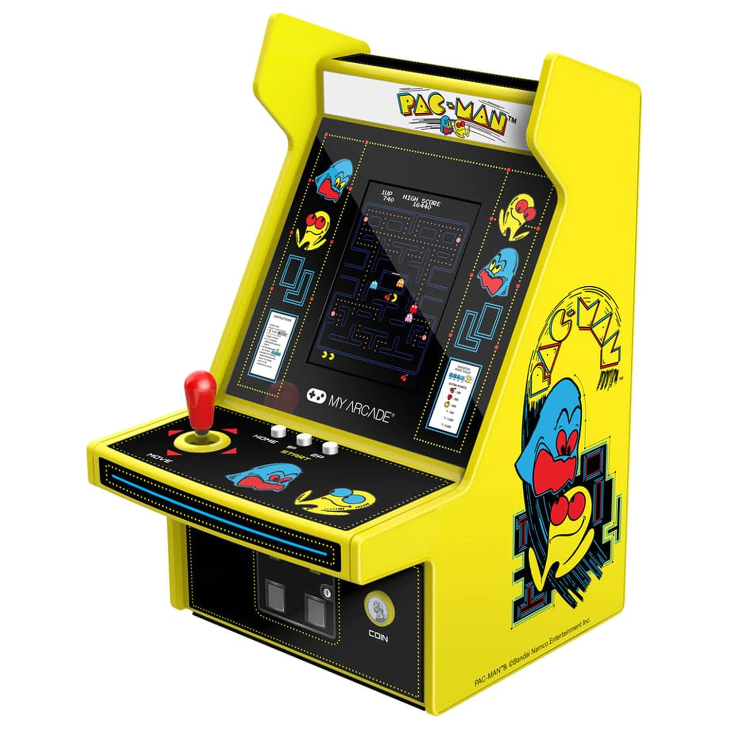Pac-Man Prijenosni Retro Arkadni Mikro Player Pro fotografija proizvoda