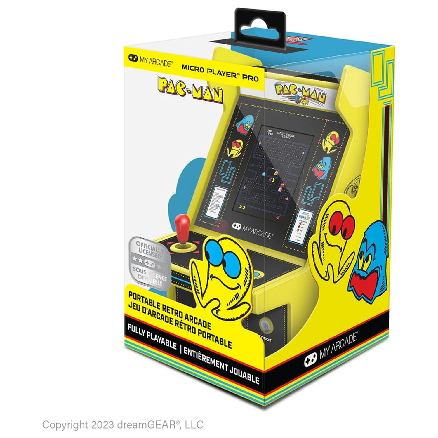Pac-Man Prijenosni Retro Arkadni Mikro Player Pro fotografija proizvoda