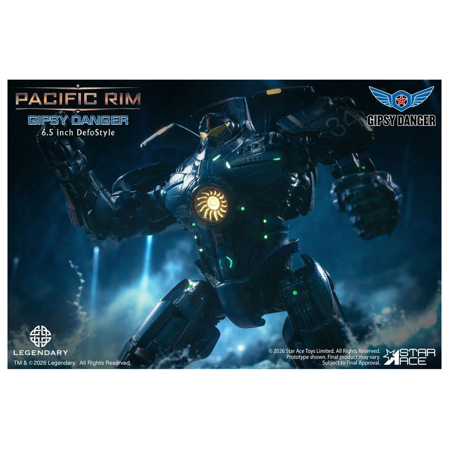 Pacific Rim DefoStyle figura Gipsy Danger DX 17 cm fotografija proizvoda