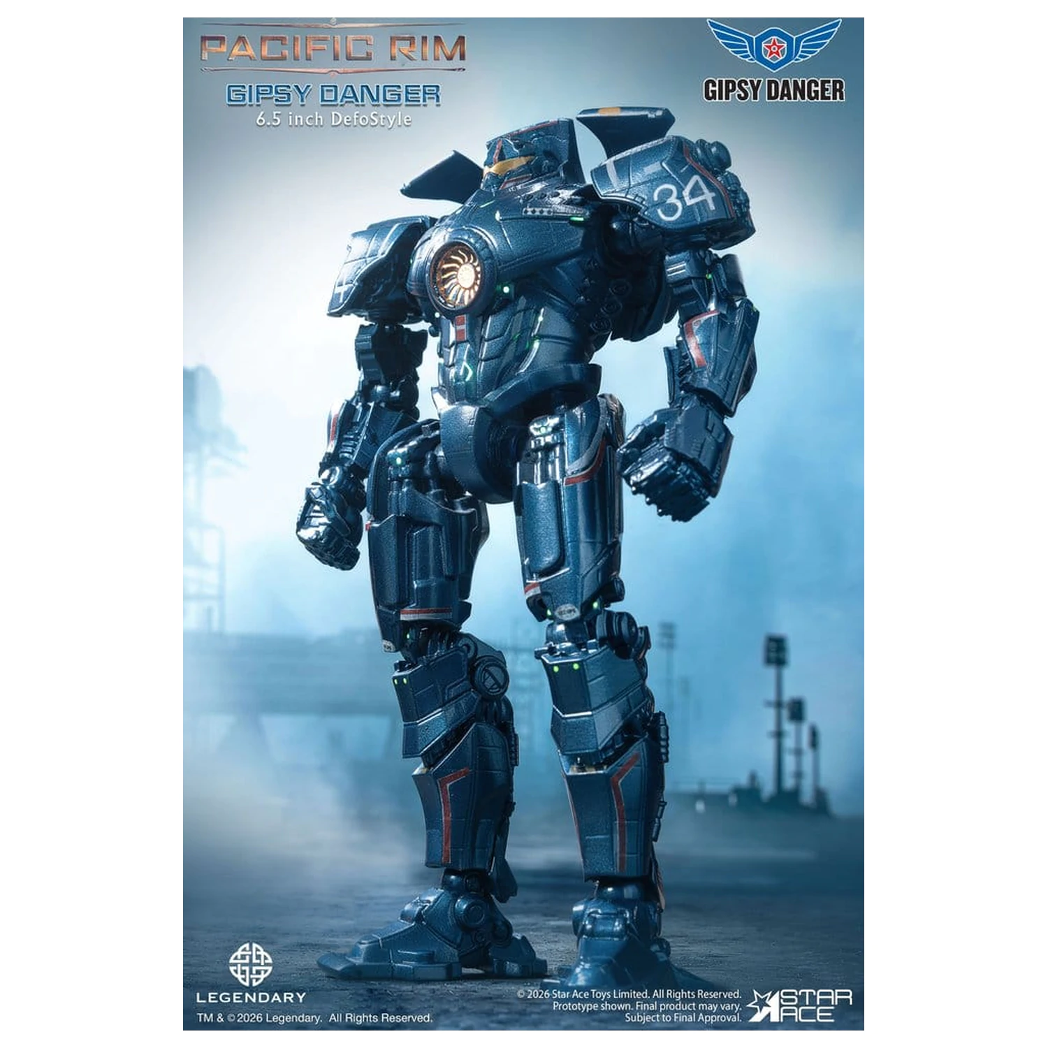 Pacific Rim DefoStyle figura Gipsy Danger DX 17 cm fotografija proizvoda