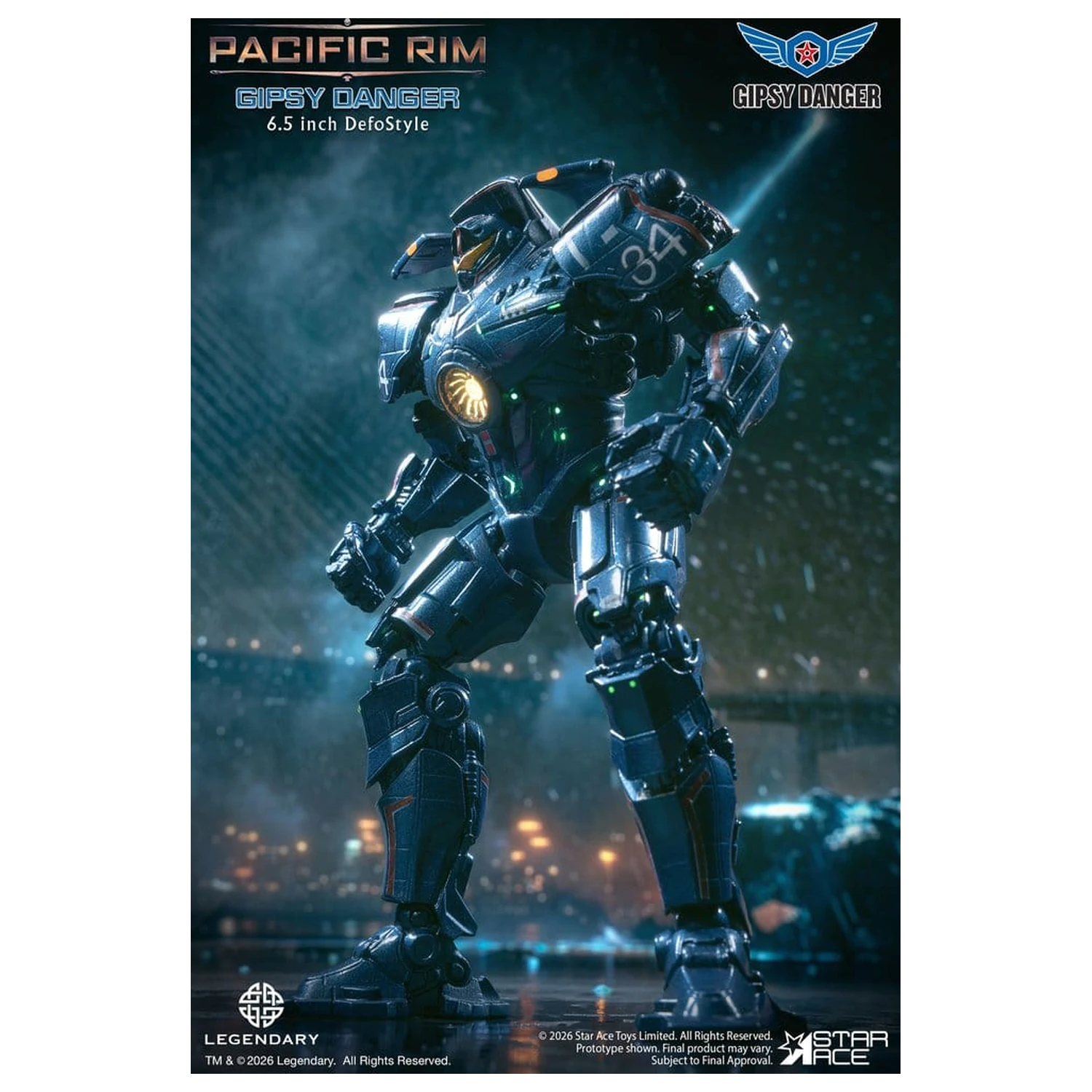 Pacific Rim DefoStyle figura Gipsy Danger DX 17 cm fotografija proizvoda