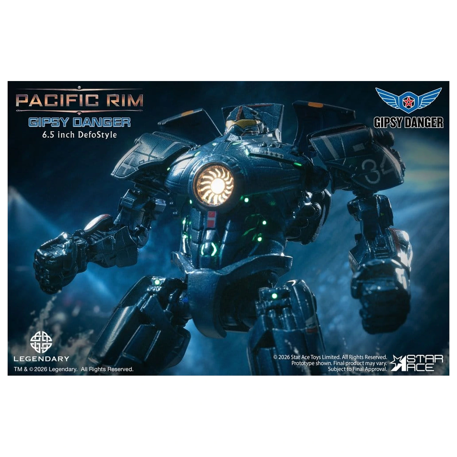 Pacific Rim DefoStyle figura Gipsy Danger DX 17 cm fotografija proizvoda