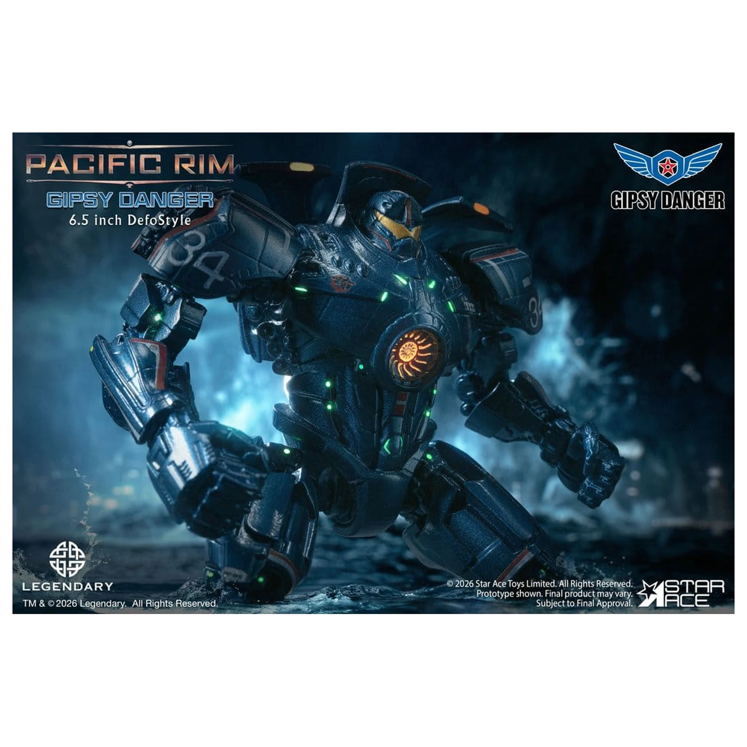 Pacific Rim DefoStyle figura Gipsy Danger NX 17 cm fotografija proizvoda