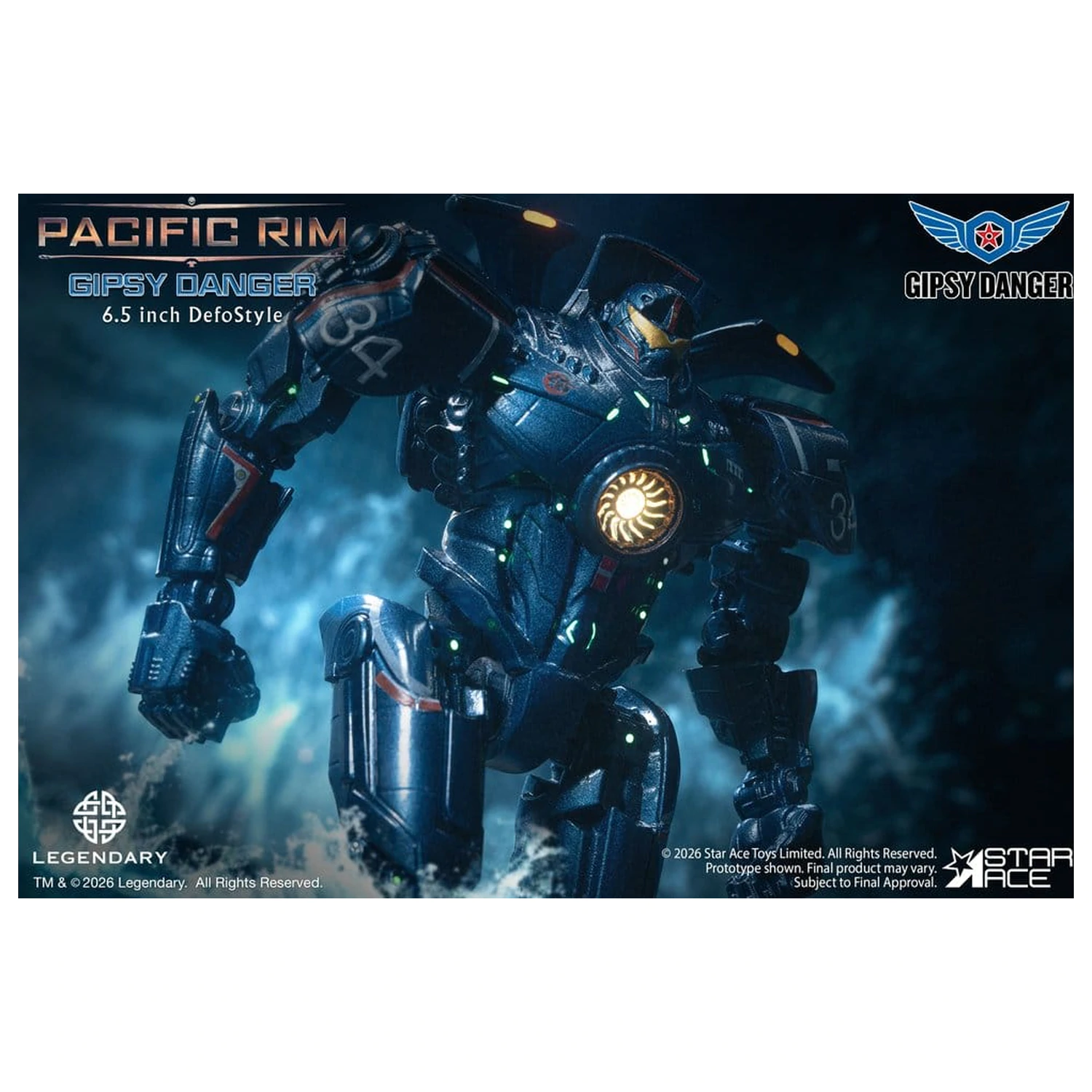 Pacific Rim DefoStyle figura Gipsy Danger NX 17 cm fotografija proizvoda