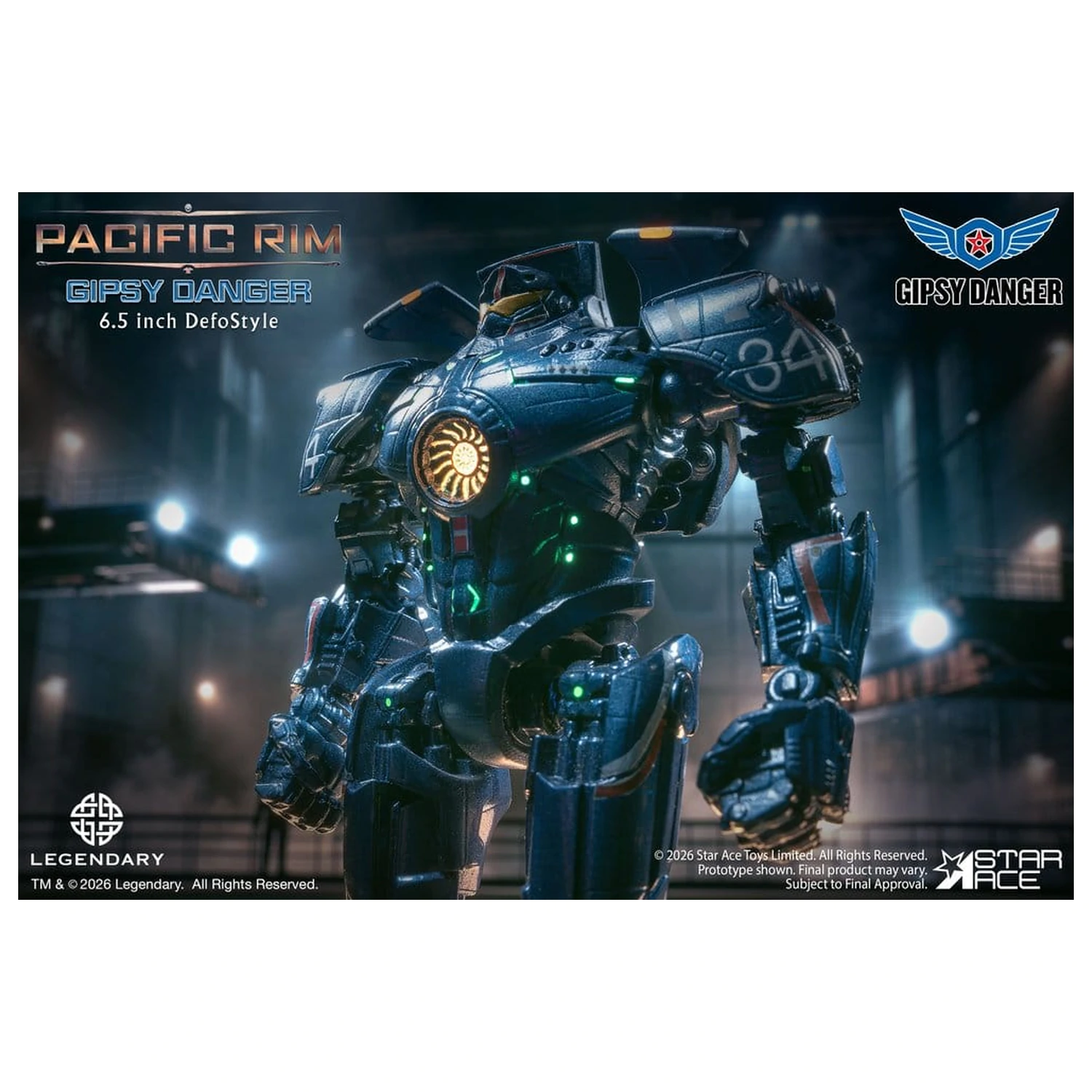 Pacific Rim DefoStyle figura Gipsy Danger NX 17 cm fotografija proizvoda