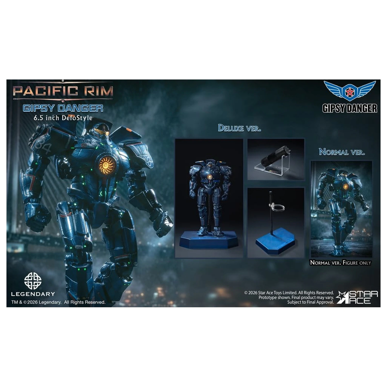 Pacific Rim DefoStyle figura Gipsy Danger NX 17 cm fotografija proizvoda